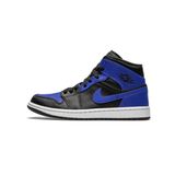 Nike x Air Jordan 1 « Mid Hyper Royal Tumbled Leather »